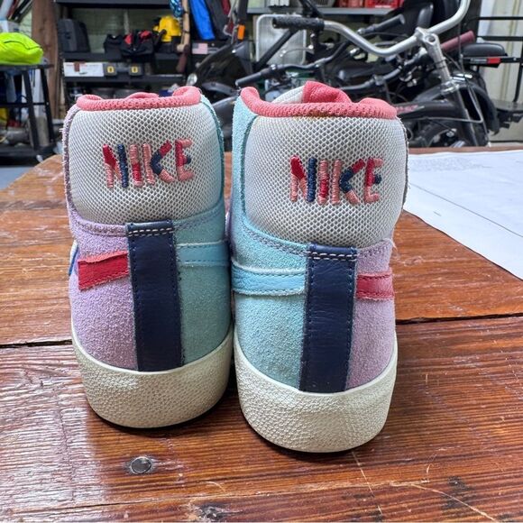 Nike Blazer Mid ’77 Patchwork Multicolor Women’s Sneakers Size 6 - Picture 4 of 9